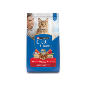 CAT CHOW ACTIVOS CARNE x 15 kg.