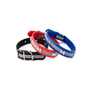 COLLAR CUERO HUESO REFLEX .XL. 4.0 0098