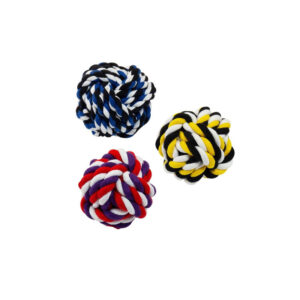 PELOTA SOGA TRENZADA 6.3 cm. 9036