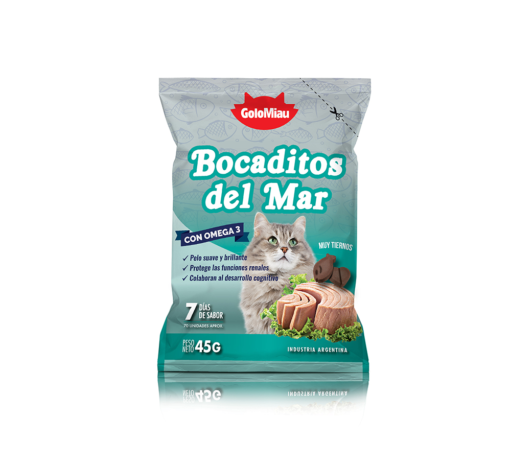 GOLOMIAU BOCADITOS DEL MAR x 45 grs