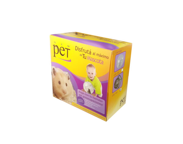 ESFERA LINCE P/HAMSTER CON BASE