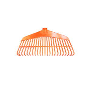 BARREHOJAS PLASTICO NARANJA CHICO