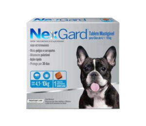 NEXGARD M TABLETA MASTICABLE 4 A 10 KG