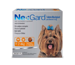 NEXGARD S TABLETA MASTICABLE 2 A 4 KG