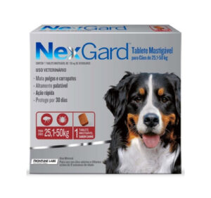 NEXGARD XL TABLETA MASTICABLE DE 25 A 50
