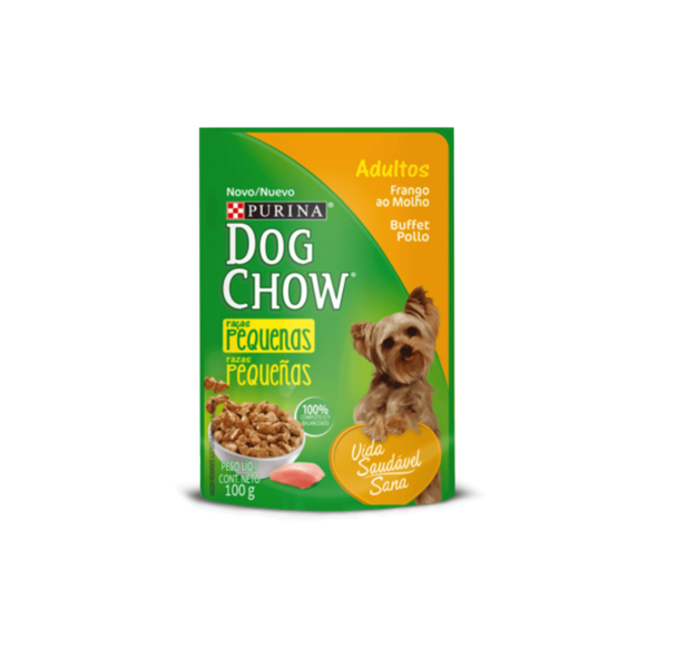 DOGCHOW POUCH AdultMinis C/Pollo x100g