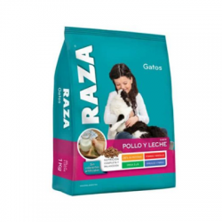 RAZA GATO POLLO y LECHE x 10 KG