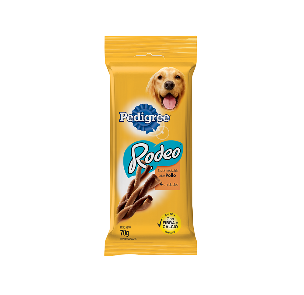 PEDIGREE RODEO POLLO  x 4 STICKS