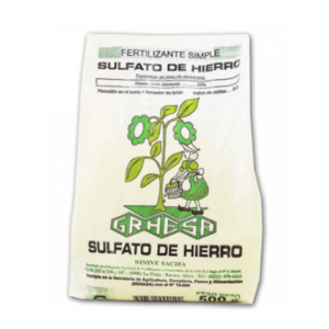 SULFATO DE HIERRO GRHESA  x 500 gs
