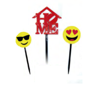 TUTORES EMOTICON/FIGURAS/FRASES x 8 u
