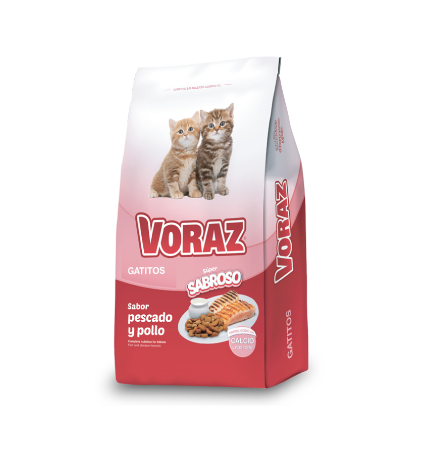 VORAZ GATITO x 15 kg.