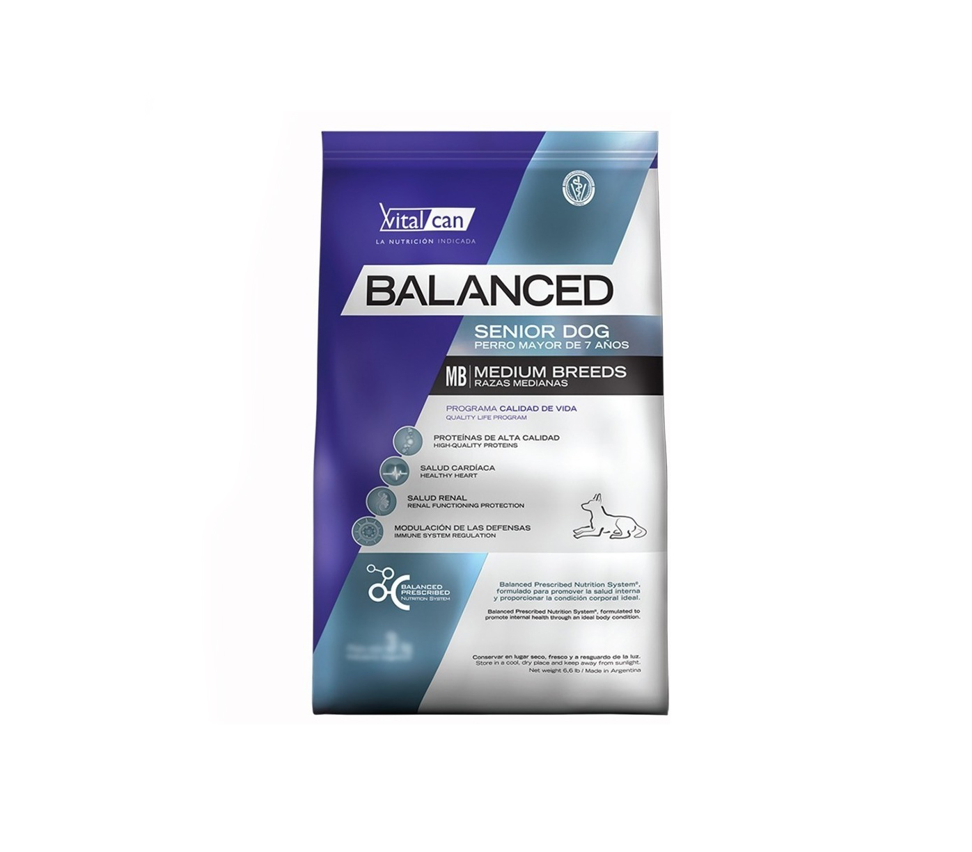 VITAL BALANCED AD. SENIOR MEDIANO 12 Kg