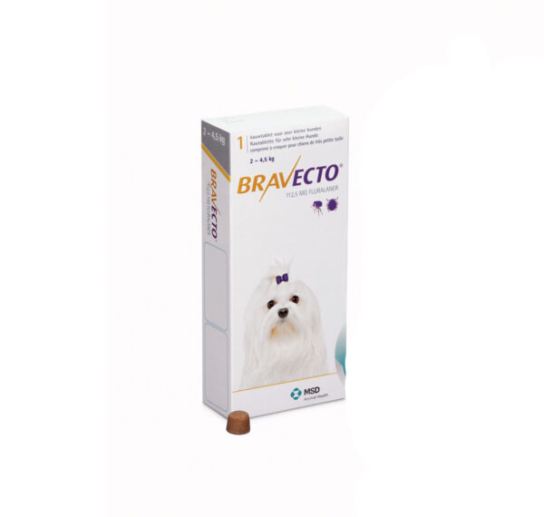 BRAVECTO COMP. MASTICABLE  2 - 4.5 KG.