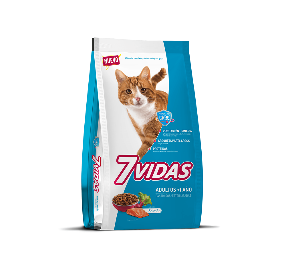 SIETE VIDAS GATO AD. (PESCADO)  x 10 kg.