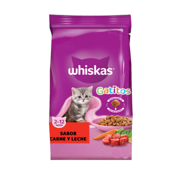 WHISKAS GATITO Carne y Leche x 10 Kg OF