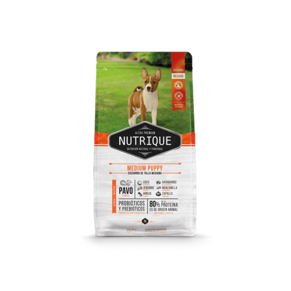 NUTRIQUE CACHORRO Medium  x 12 Kg