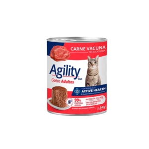 AGILITY GATO LATA Carne x 340 g.