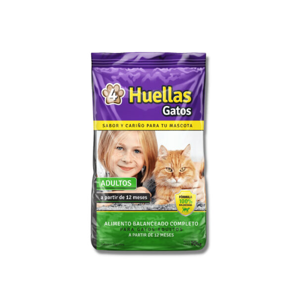 4 HUELLAS GATO ADULTO x 20 Kg