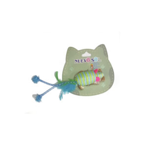 RATA DE HILO C/TIRA/POMPON Y PLUMA 20520