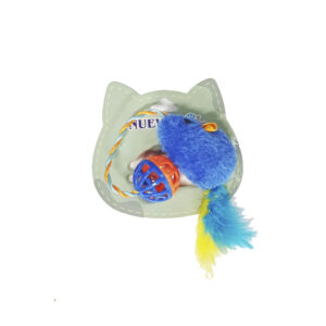 RATA PELUCHE C/PLUMA Y SONAJ. x 2 u 9544