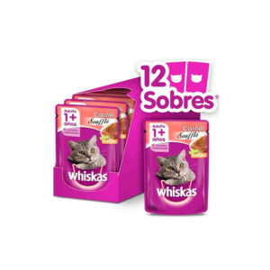 WHISKAS POUCH ADULTO CarneSuf 12u x85gOF