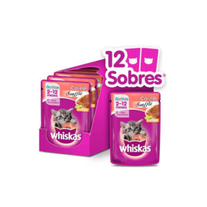 WHISKAS POUCH GATITO CarneSuf 12u x85gOF