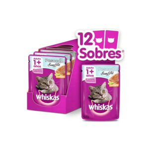 WHISKAS POUCH ADULTO PescSouf 12u x85gOF