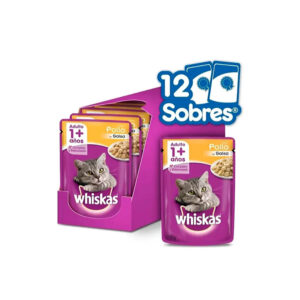 WHISKAS POUCH ADULTO Pollo 12u x 85gOF