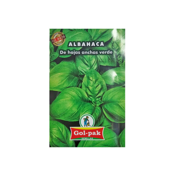 ALBAHACA VERDE SOBRE GOL-PAK