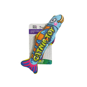 PEZ COLORIDO MORDILLO TEJIDO 25x12 cm