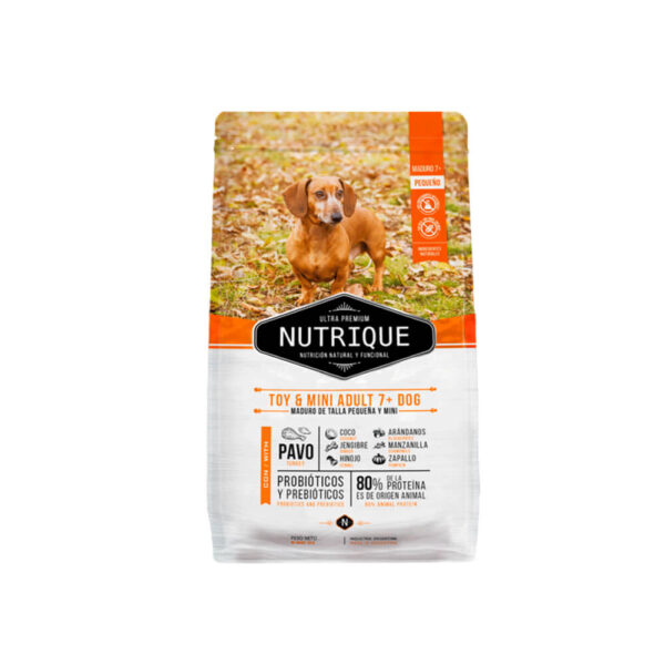 NUTRIQUE Toy y Mini adult 7+ x  3 Kg