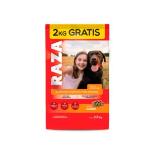 RAZA PERRO ADULTO CARNE x 21Kg + 2Kg