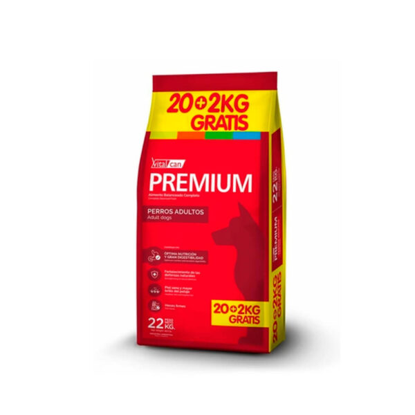 VITAL CAN PREMIUM Adulto x 20Kg + 2Kg