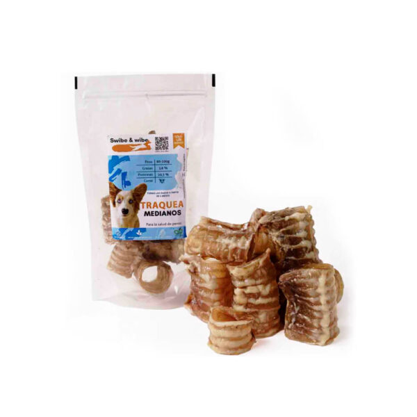 GOLOSINA NATURAL Traquea  Mediana x 55g