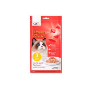 CATIT DIVINE SHRED AtunSalmon x 3u x60g