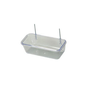 COMEDERO 10 CM. TRANSPARENTE ART.45