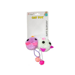 RATA POMPOM C/CASCABEL x 2 u. 3371