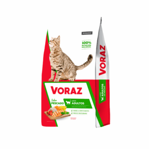 VORAZ GATO PESCADO ADULTO X 20 KG