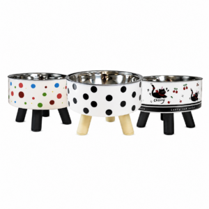 COMEDERO ACERO 4 PATAS 9818