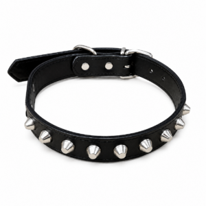 COLLAR CUERO 9 TACHAS 2,5 1399