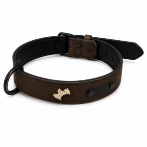 COLLAR 2 PERROS CUERO 3,5 1402