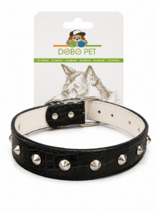 COLLAR CUERO 9 TACHAS 3,0 1400