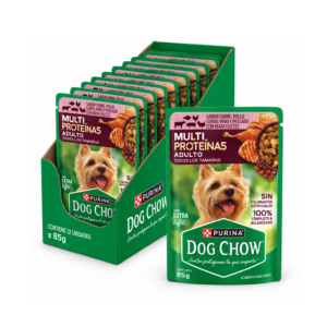 DOG CHOW POUCH AD.MULTI PROT. 15x85 gs.